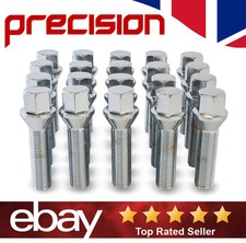 Precision 20 x Wheel Nuts To Fit 20mm Spacers For Audi RS4 Aftermarket Alloys