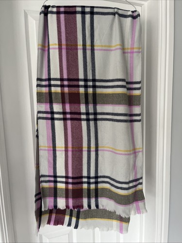 Joules check patterned scarf - joules,
