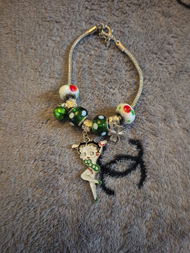 Betty boop charm - betty, bracelet