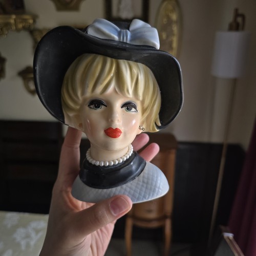Vintage large lady head - vintage,