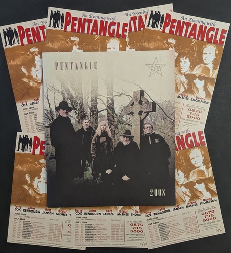 Pentangle 2008 tour programme - pentangle,
