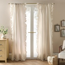 OHS Stripe Frill Voile Net