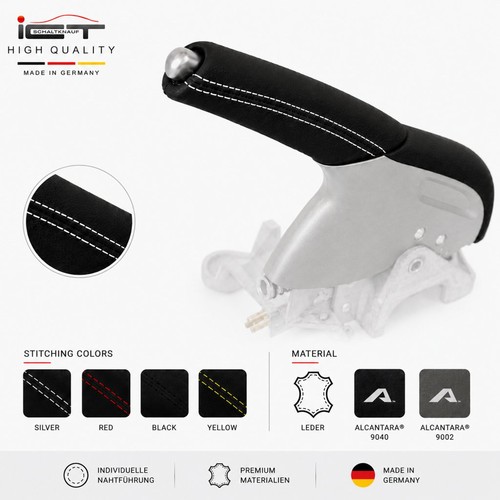 Handbrake lever grip leather - grip,