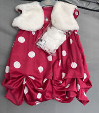 Mothercare Humphrey’s Corner Baby Girls Pink Dress Tights & Fur Shrug Set 12-18m