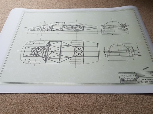 Porsche 908 long - , tail