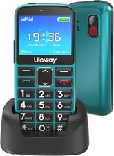 uleway Big Button Mobile Phone for Elderly Easy to Use Basic Cell Phone Dual Si