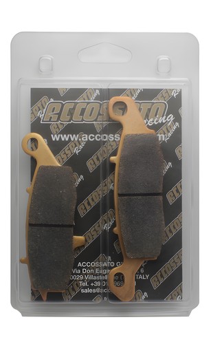 Front recessed brake pads - front,
