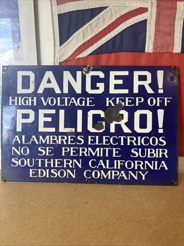 Vintage porcelain enamel - ⁠vintage,