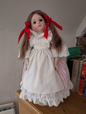 Vintage Porcelain Doll "Fleur" by  Sheer elegance Signed By N. Evans