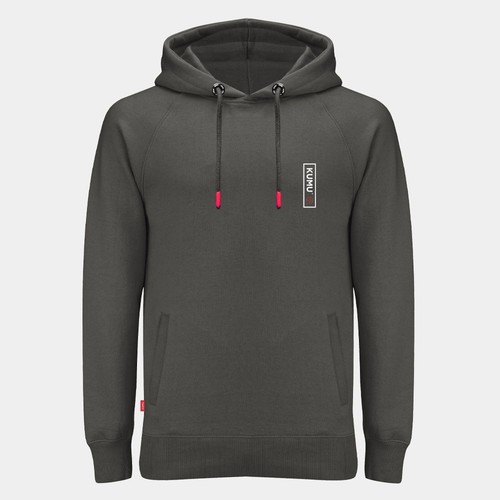 Kumu rising sun hoodie grey - hoodie,
