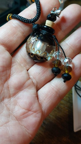 Lampwork perfume bottle - lampwork,