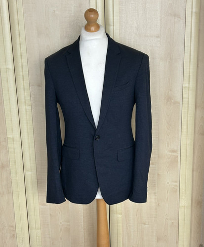 Zara navy blue smart - zara,
