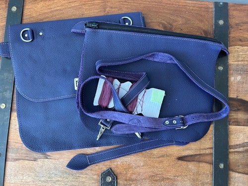 Simple way purple - way, leather