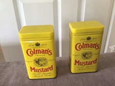 2 VINTAGE COLMAN’S BULLS