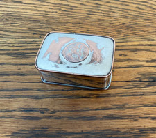 ANTIQUE SILVER PLATE COIN TOP