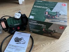 Parkside Double Bench Grinder with Flexible Drive Shaft +103 Piece Accessory Set