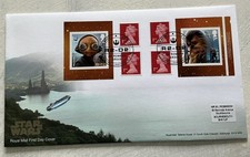 GB QEII 2017 Star Wars Machin Booklet RM FDC R2-D2 Astromech Droid SHS Rare