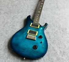 Cool blue electric guitar
