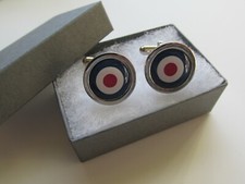 RAF Roundel Target Cufflink -