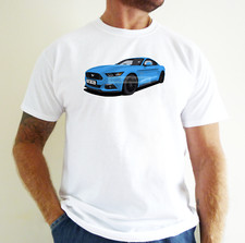 MUSTANG CAR ART T-SHIRT. PERSONALISE IT!