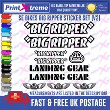 BIG RIPPER BMX Vinyl Decals