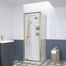 Nuie Rene Brushed Brass Pivot