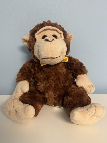 Brown monkey plush soft - monkey,