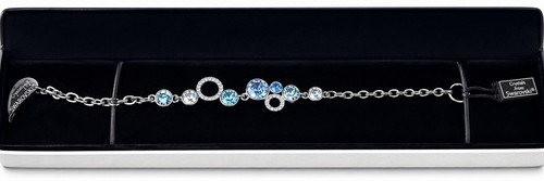 Blue and silver - silver, bracelet