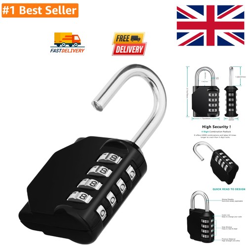 Durable digit padlock with - durable, 4-digit