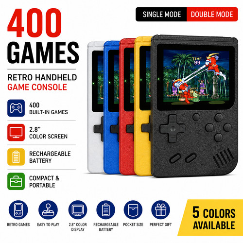400 classic games handheld - 400,