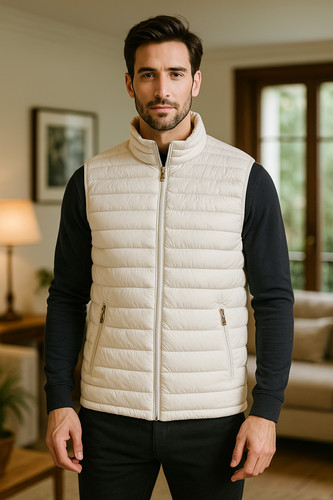 Mens quilted padded gilet - mens,