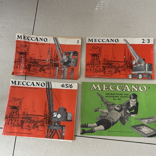 Meccano original illustrated - original,