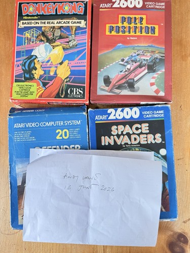 Vintage atari 2600 boxed - vintage,