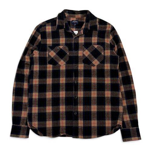 Noah brown navy checkered - &,