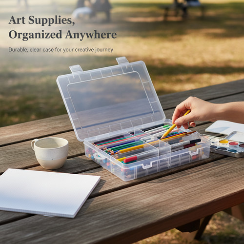 Clear storage case with - case,