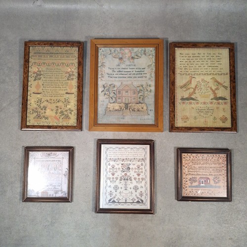 Vintage georgian sampler - vintage,