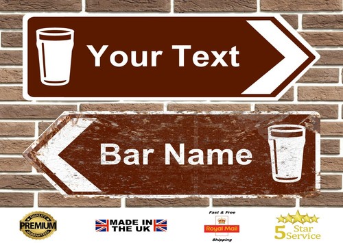 Personalised bar name road - bar,