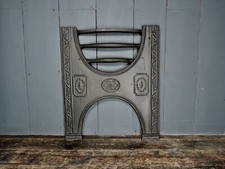 Antique Cast Iron late 18th Century Small Georgian Fireplace Front (HB 504)