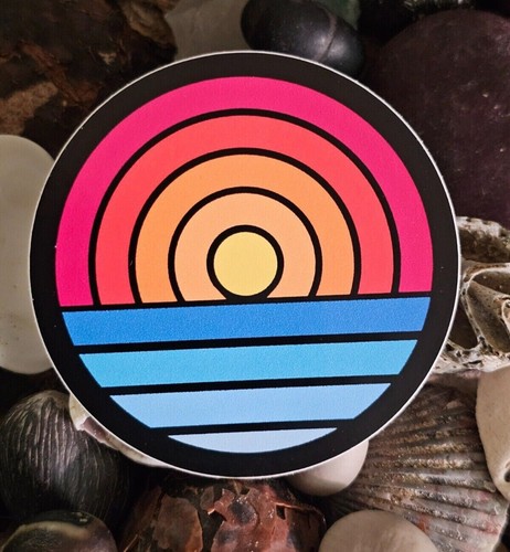Retro sunset waterproof - -,
