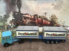 VINTAGE RALSTOY 18 GLOBAL TRACTOR UNIT & KENTOYS SEA LAND TRI- AXLE TRAILER 1998
