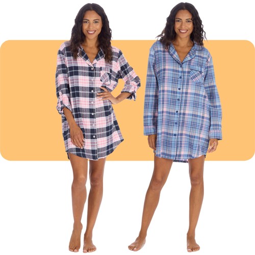 Ladies long sleeved - sleeved, checked