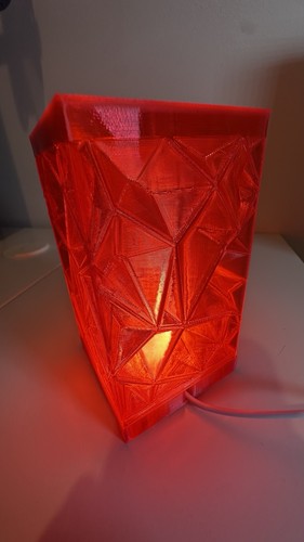 Red lamp - red,