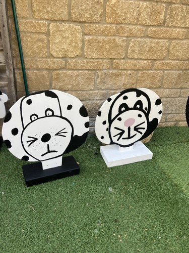 Pair dog show jump fillers - dog,