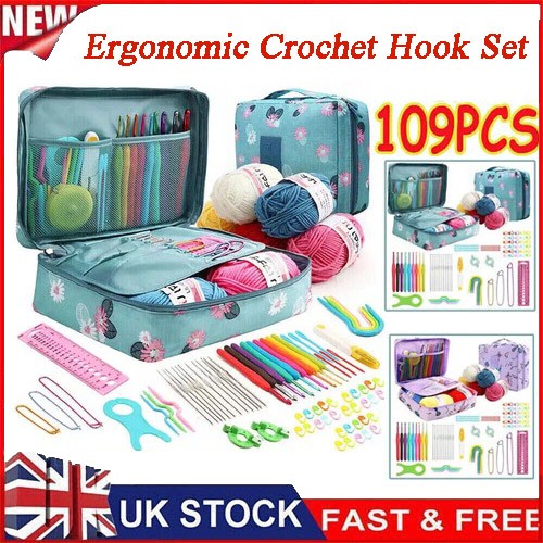 109pcs crochet hooks set for - 109pcs,