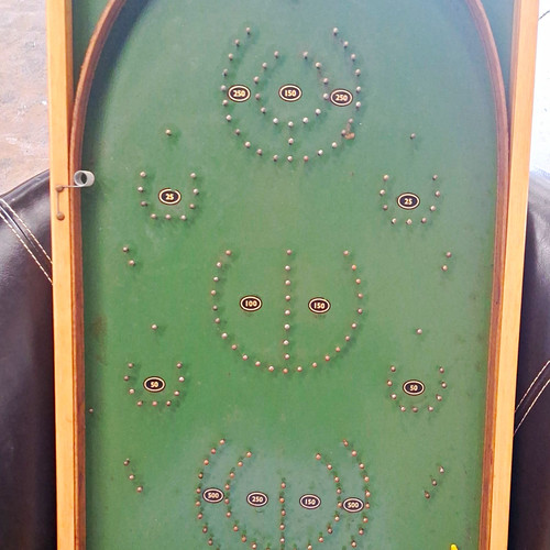 Vintage wooden bagatelle - wooden,