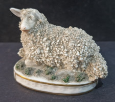 Early Sitzendorf Porcelain figure of a sheep