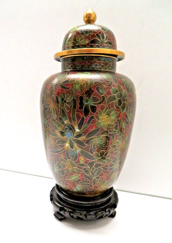 Vintage chinese cloisonne vase - vintage,
