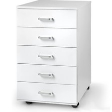 Mobile Filing Cabinet with 5