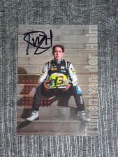 Tijmen van der Helm signed driver card autograph MP Motorsport IMSA