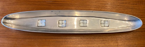 Vintage cast aluminum inlay - vintage, &